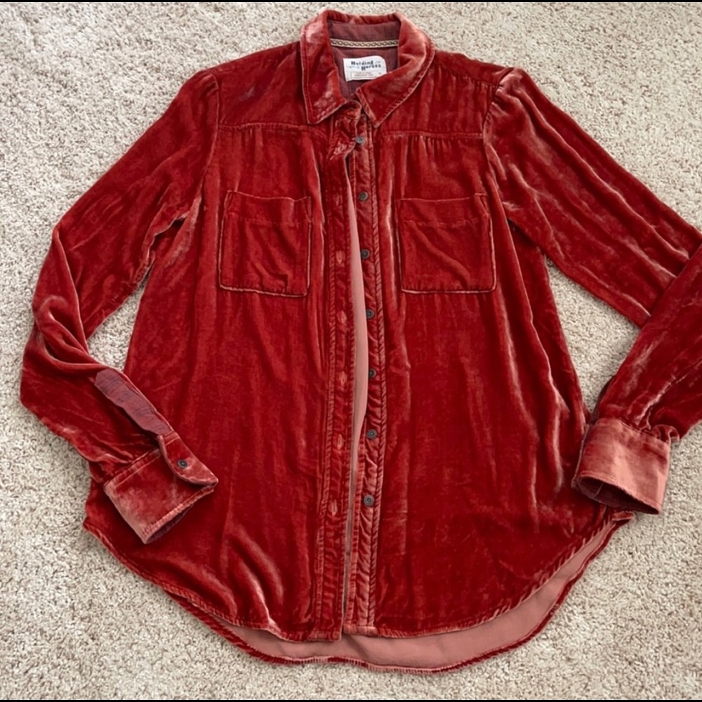 Holding Horses • velvet blouse